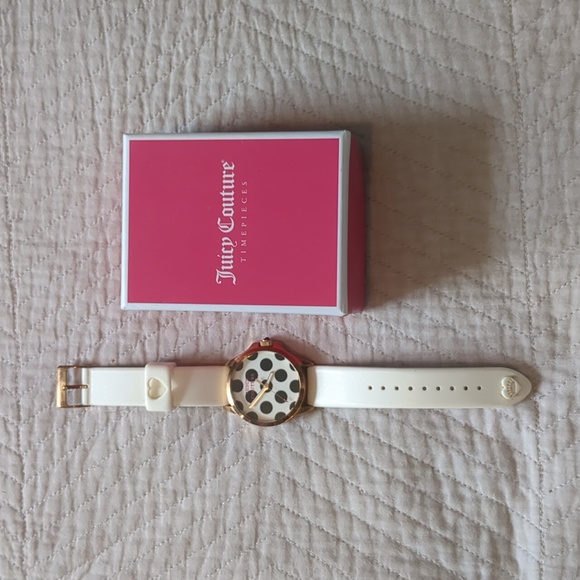 Juicy Couture Women's Jetsetter Analog Display Quartz White Watch - Picture 2 of 4